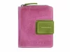Greenburry kisméretű női bőr pénztárca, fuxia-zöld