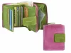 Greenburry kisméretű női bőr pénztárca, fuxia-zöld