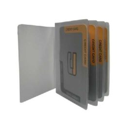 Bankkártyatartó betét, műanyag, 20 db-os.