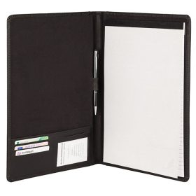   Burkely FUNDAMENTALS VINTAGE A4 fekete bőr irattartó, 34 × 26 cm