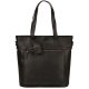 Burkely Vintage Jade fekete színű női bőr válltáska, shopper, 14" laptoptartóval