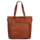 Burkely Vintage Jade konyak színű női bőr válltáska, shopper, laptop táska 14"