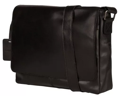 Burkely Vintage Juul fekete bőr oldaltáska