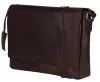 Burkely Vintage Juul sötétbarna bőr oldaltáska