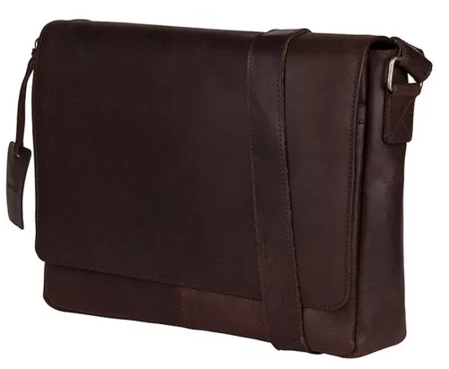 Burkely Vintage Juul sötétbarna bőr oldaltáska