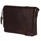 Burkely Vintage Juul sötétbarna bőr oldaltáska