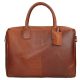 Burkely Vintage Taylor cognac színű bőr laptoptáska, oldaltáska 15