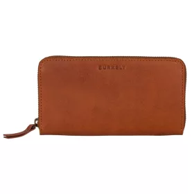   Burkely konyak női bőr pénztárca RFID védelemmel 19 x 10 cm