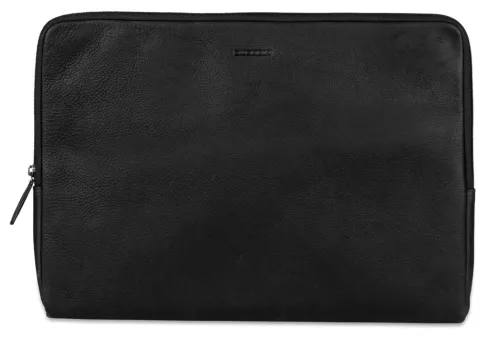 Burkely Josh Vintage fekete bőr mappa, laptoptáska 15,6