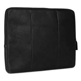 Burkely Josh Vintage fekete bőr mappa, laptoptáska 15,6