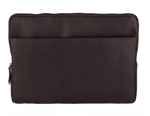 Burkely Josh Vintage fekete bőr mappa, laptoptáska 15,6