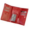 Emporio Valentini 563 PL10 piros női bőr pénztárca 14.5 x 8.5 x 3.5 cm