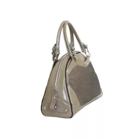   Gilda Tonelli 6364 PAD/CAMOSCIO bézs női bőr kézitáska 39 x 28 x 16 cm