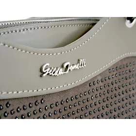   Gilda Tonelli 6365 PAD/CAMOSCIO bézs női bőr kézitáska 37 x 30 x 18 cm