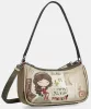 Anekke Muse krém-khaki női válltáska, oldaltáska 29 x 18 x 12 cm
