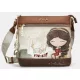 Anekke Muse barna-bézs női oldaltáska, crossbody 27 x 27 x 8 cm