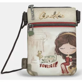   Anekke Muse bézs-khaki női mini válltáska, crossbody 15 x 19 x 3 cm