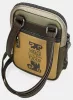 Anekke Muse khaki-barna női oldaltáska, crossbody 12 x 19 x 5 cm
