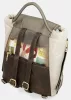 Anekke Muse krém-khaki női hátizsák, hátitáska 32 x 33 x 12 cm