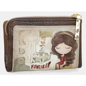 Anekke Muse barna-bézs női pénztárca RFID 15 x 10 x 3 cm