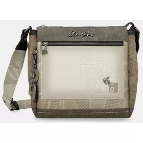   Anekke Amphora khaki-barna női oldaltáska, crossbody 30 x 26 x 10 cm