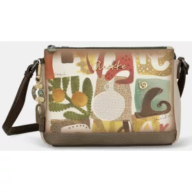   Anekke Amphora multikolor-bronz női válltáska, crossbody 32 x 20 x 12 cm
