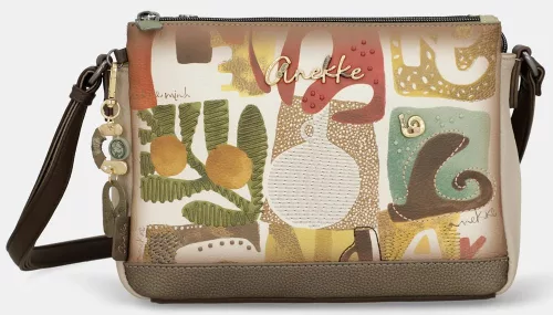 Anekke Amphora multikolor-bronz női válltáska, crossbody 32 x 20 x 12 cm