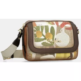   Anekke Amphora barna-krém női válltáska, crossbody 24 x 20 x 8 cm