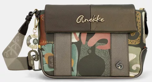 Anekke Amphora bronz-khaki női válltáska, crossbody 31 x 20 x 11 cm