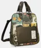 Anekke Amphora khaki-barna női hátizsák, hátitáska 31 x 28 x 10 cm