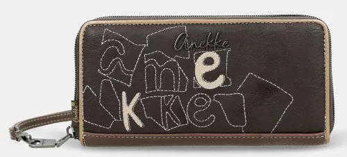 Anekke Bloom oliva-barna női pénztárca 21 x 11 x 2 cm