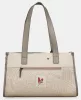 Anekke Olympia bézs-multikolor női válltáska, crossbody 39 x 23 x 10 cm