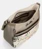 Anekke Olympia bézs-multikolor női válltáska, crossbody 32 x 27 x 13 cm