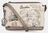 Anekke Olympia bézs-mogyoróbarna női válltáska, crossbody 31 x 20 x 12 cm