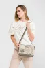 Anekke Olympia bézs-mogyoróbarna női válltáska, crossbody 31 x 20 x 12 cm