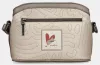 Anekke Olympia bézs-multikolor női válltáska, crossbody 27 x 17 x 11 cm