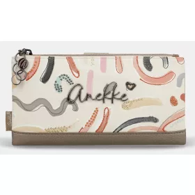   Anekke Olympia bézs-multikolor női pénztárca 20 x 12 x 4 cm