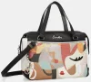 Anekke Eikon fekete-piros női kézitáska, crossbody 33 x 22 x 14 cm
