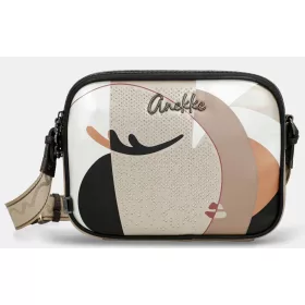   Anekke Eikon fekete-arany női válltáska, crossbody 28 x 20 x 8 cm