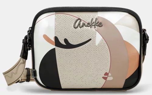 Anekke Eikon fekete-arany női válltáska, crossbody 28 x 20 x 8 cm