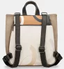 Anekke Eikon krém-mogyoró női kézitáska, hátizsák, 31 x 30 x 10 cm