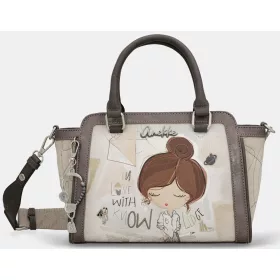   Anekke Sophia krém-bronz női kézitáska vállpánttal 28 x 20 x 12 cm