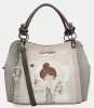 Anekke Sophia szürke-barna női kézitáska vállpánttal 40 x 28 x 16 cm