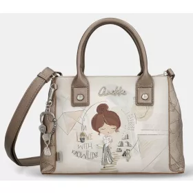   Anekke Sophia krém-bronz női kézitáska vállpánttal 31 x 20 x 11 cm