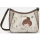 Anekke Sophia krém-bronz női válltáska, crossbody 30 x 23 x 11 cm
