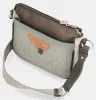 Anekke Sophia krém-barna női oldaltáska, crossbody 26 x 19 x 8 cm