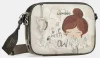 Anekke Sophia bézs-khaki női válltáska, crossbody 27 x 20 x 7 cm