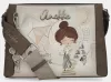 Anekke Sophia krém-barna női válltáska, crossbody 26 x 18 x 9 cm