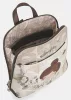 Anekke Sophia bézs-barna női hátizsák, hátitáska 31 x 28 x 8 cm
