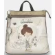 Anekke Sophia krém-bronz női hátizsák, hátitáska 29 x 28 x 12 cm